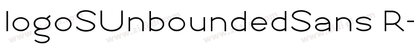 logoSUnboundedSans R字体转换